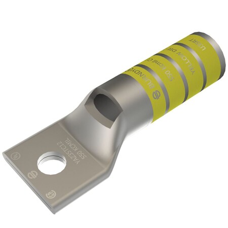 Burndy 1 Hole HYLUG Cu Compr Terminal, Long Brrl, W/ Insp Window, 550 kcmil, YAZ35TC12